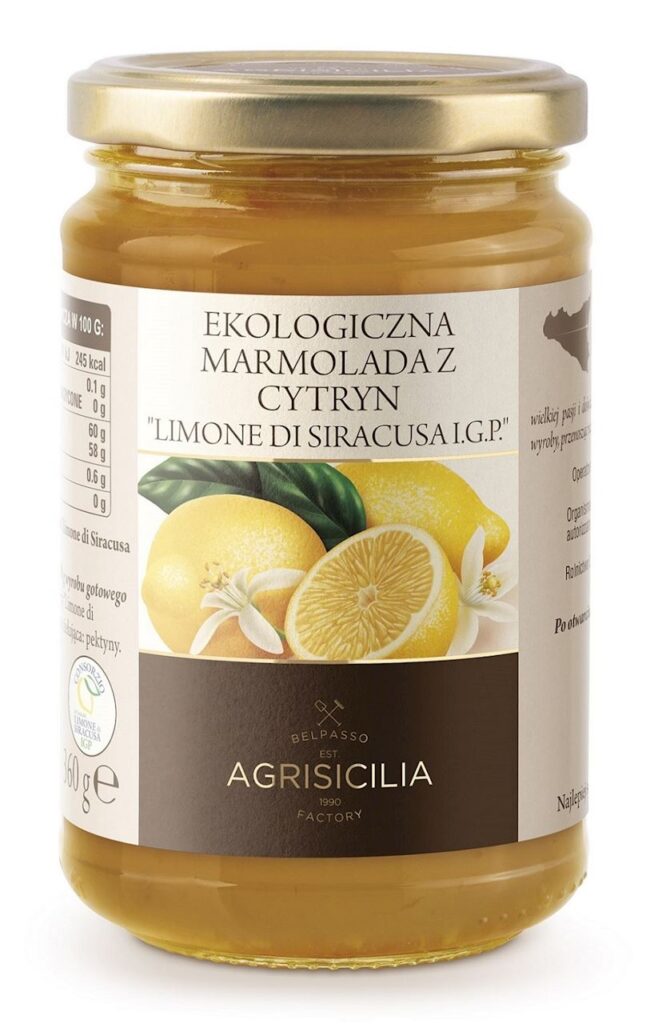 MARMOLADA Z CYTRYN SYCYLIJSKICH BIO 360 g – AGRISICILIA