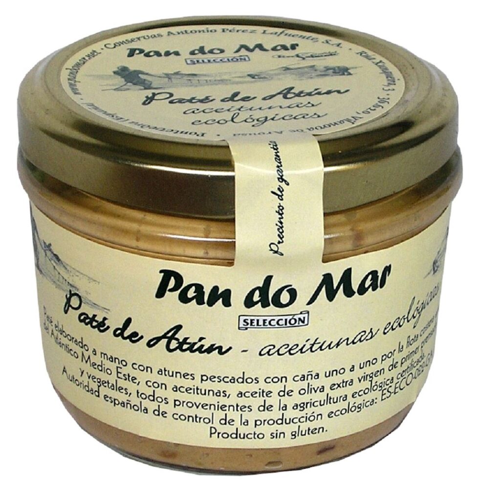 PASTA Z TUŃCZYKA I BIO OLIWKAMI BEZGLUTENOWA 125 g (SŁOIK) – PAN DO MAR