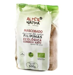 CUKIER TRZCINOWY MASCOBADO BEZGLUTENOWY BIO 500 g - ALTERNATIVA3