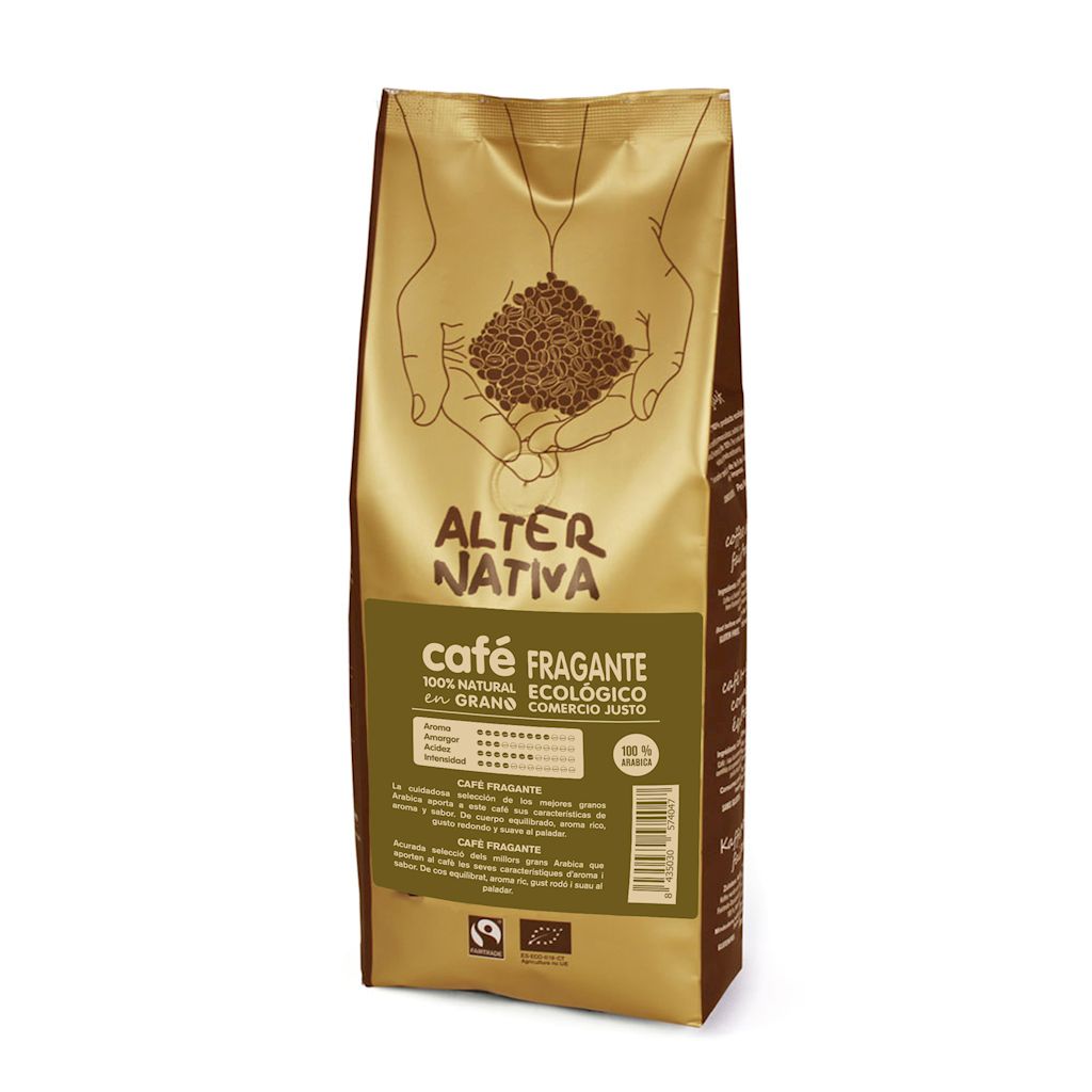 KAWA ZIARNISTA ARABICA 100 % FAIR TRADE BEZGLUTENOWA BIO 500 g – ALTERNATIVA3