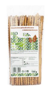 PALUSZKI ORKISZOWE PEŁNOZIARNISTE Z SIEMIENIEM LNIANYM BIO 150 g - ENVOY
