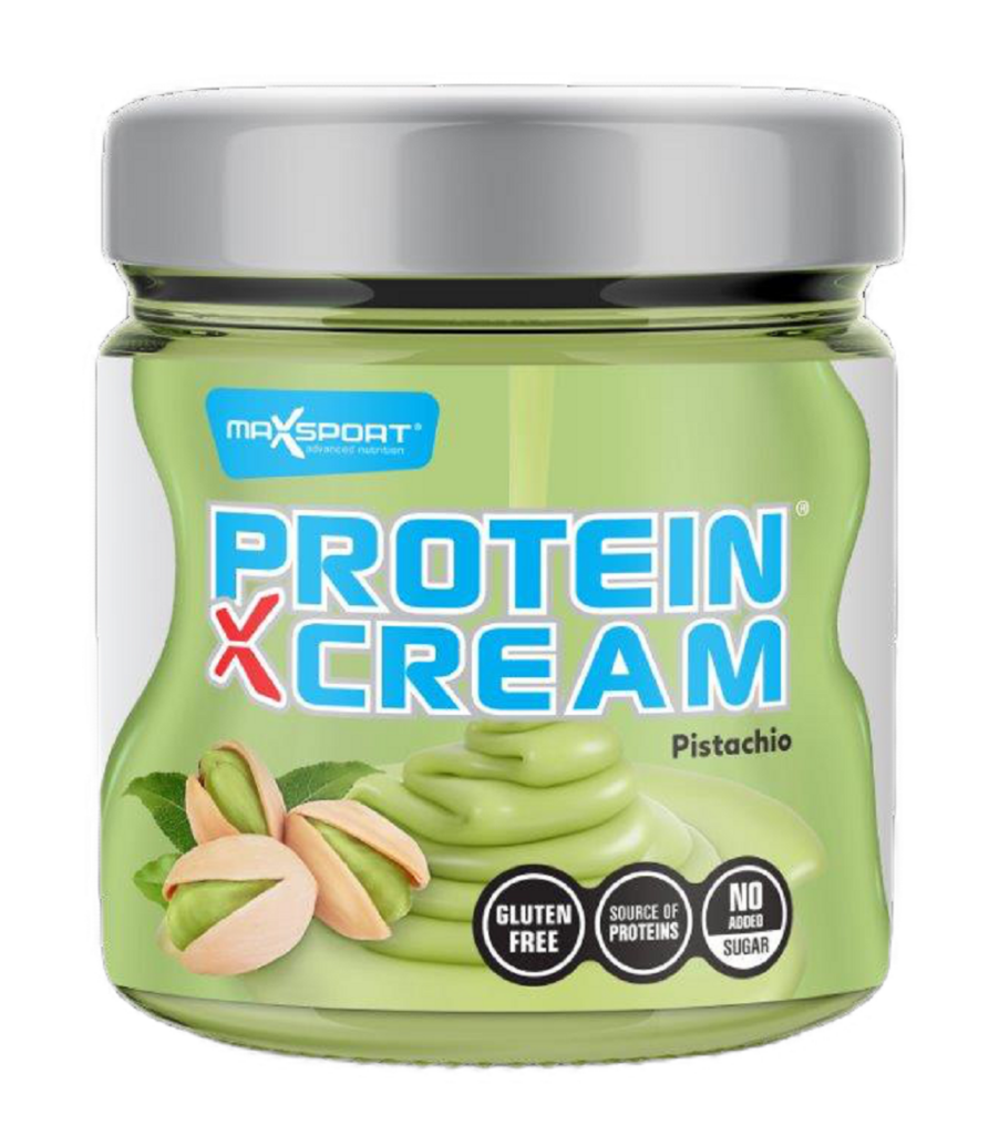 KREM PROTEINOWY PISTACJOWY BEZ DODATKU CUKRÓW BEZGLUTENOWY 200 g – MAXSPORT
