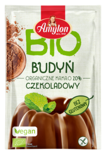 BUDYŃ O SMAKU CZEKOLADOWYM BEZGLUTENOWY BIO 40 g - AMYLON