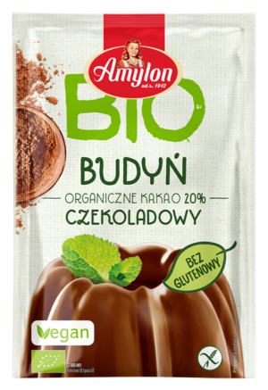 BUDYŃ O SMAKU CZEKOLADOWYM BEZGLUTENOWY BIO 40 g - AMYLON