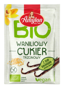 CUKIER Z WANILIĄ BOURBON BEZGLUTENOWY BIO 20 g - AMYLON