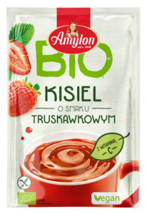 KISIEL INSTANT O SMAKU TRUSKAWKOWYM BEZGLUTENOWY BIO 30 g - AMYLON