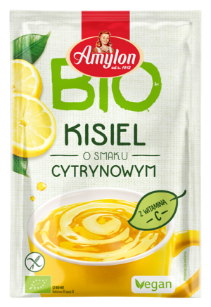 KISIEL INSTANT O SMAKU CYTRYNOWYM BEZGLUTENOWY BIO 30 g - AMYLON