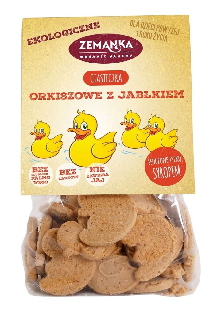 CIASTKA ORKISZOWE Z JABŁKIEM BIO 100 g – ZEMANKA