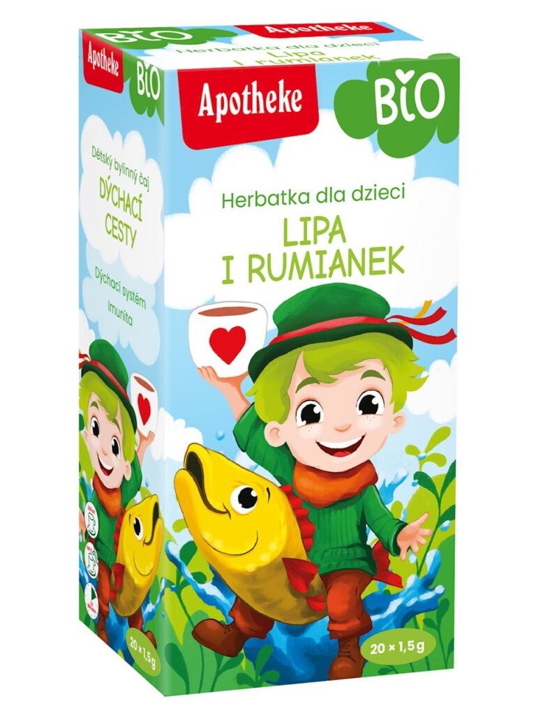 HERBATKA DLA DZIECI – LIPA I RUMIANEK BIO (20 x 1,5 g) 30 g -APOTHEKE