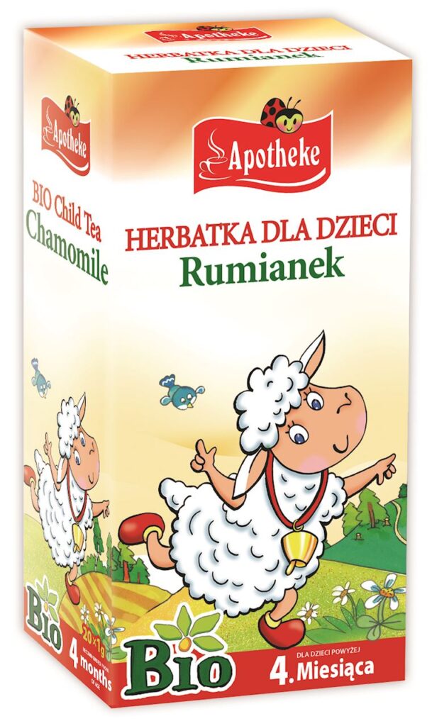 HERBATKA DLA DZIECI – RUMIANKOWA PO 4 MIESIĄCU BIO (20 x 1 g) 20 g – APOTHEKE