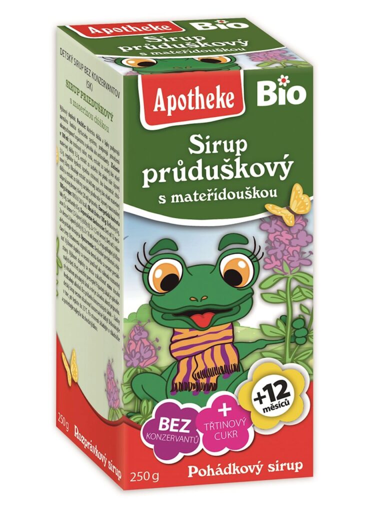 SYROP DLA DZIECI Z TYMIANKU I DZIKIEJ RÓŻY PO 1 ROKU BIO 250 g – APOTHEKE