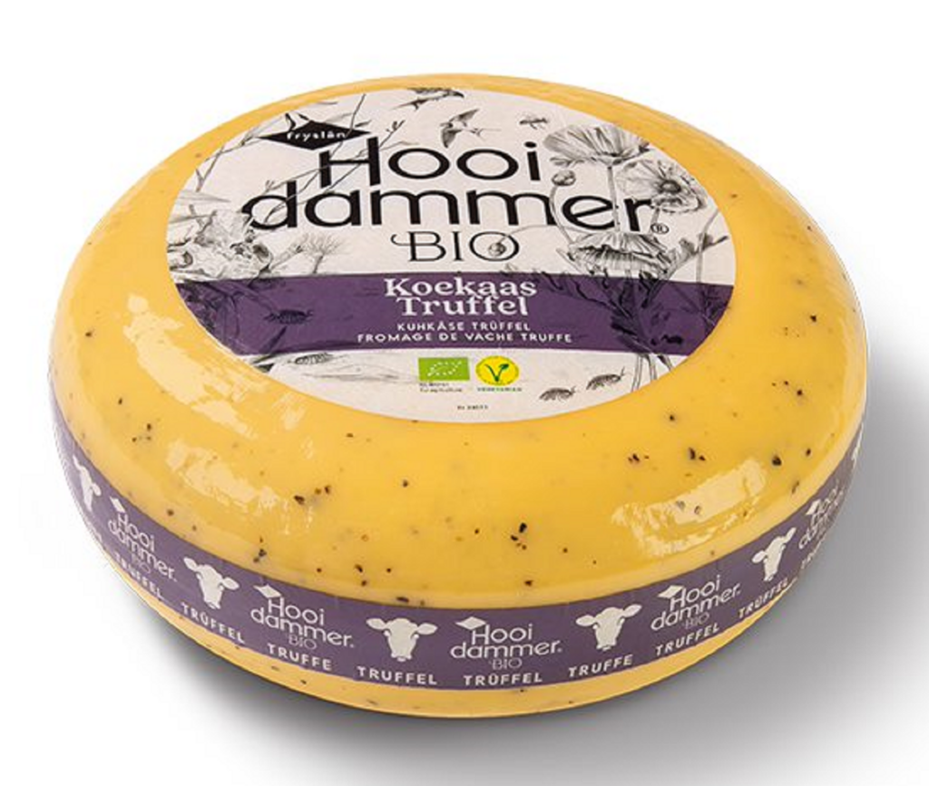 SER ŻÓŁTY DOJRZEWAJĄCY Z TRUFLĄ BIO (około 4,5 kg) – HOOIDAMMER