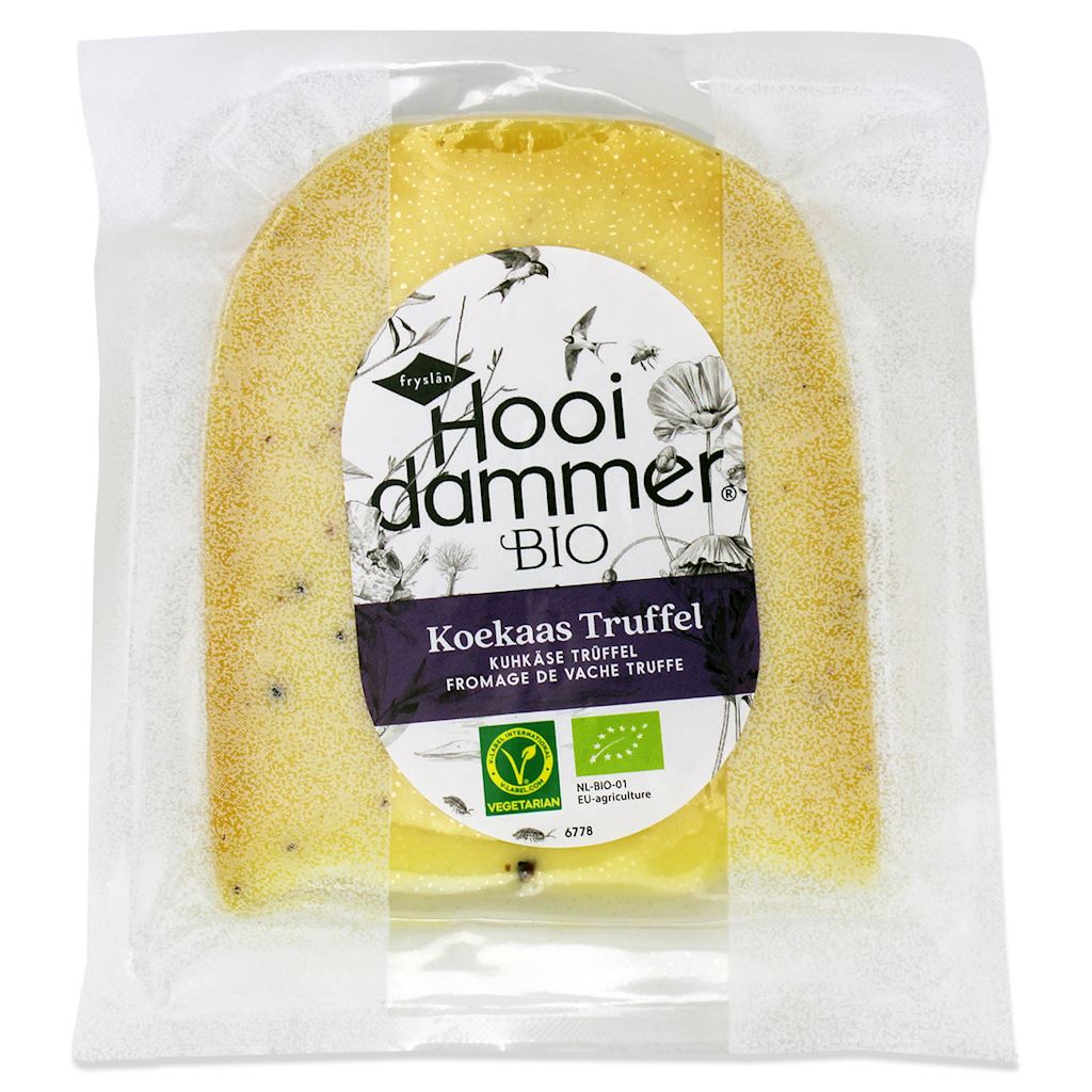 SER ŻÓŁTY DOJRZEWAJĄCY Z TRUFLĄ BIO 200 g – HOOIDAMMER
