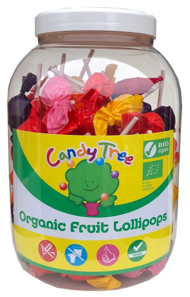LIZAKI OKRĄGŁE MIX BEZGLUTENOWE BIO 10 g (SŁOIK) – CANDY TREE