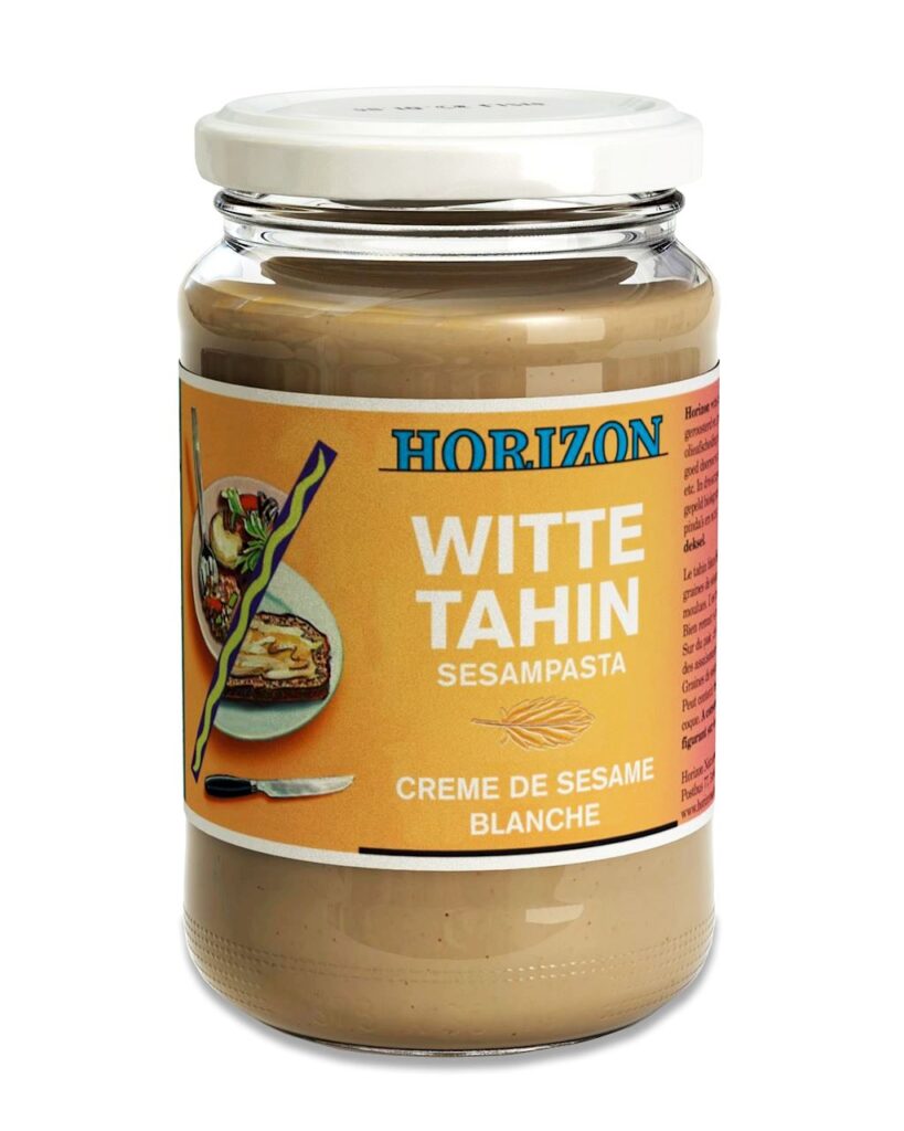 TAHINI BIAŁE (PASTA SEZAMOWA) BIO 350 g – HORIZON