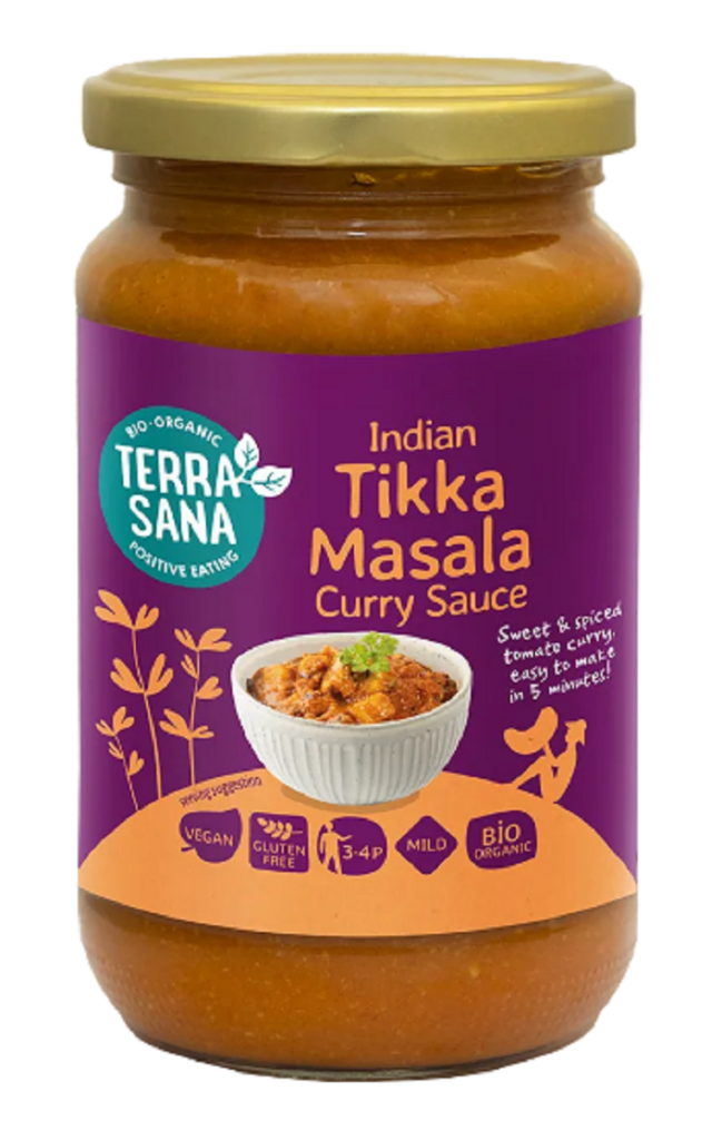 SOS CURRY INDIAN TIKKA MASALA BEZGLUTENOWY BIO 350 g – TERRASANA