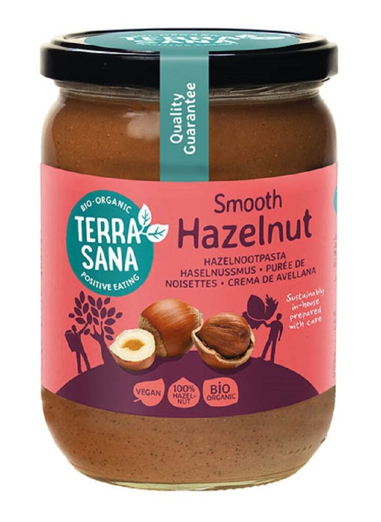 KREM Z PRAŻONYCH ORZECHÓW LASKOWYCH BIO 500 g – TERRASANA