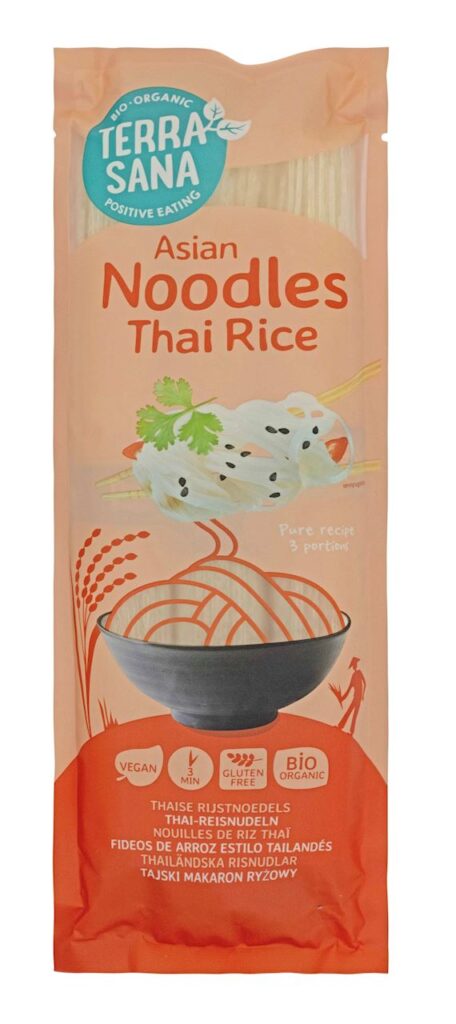 MAKARON (RYŻOWY) NOODLE SPAGHETTI BEZGLUTENOWY BIO 250 g – TERRASANA