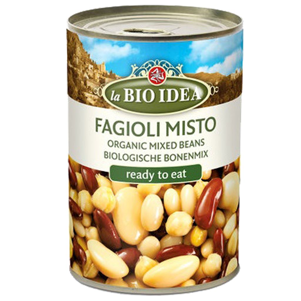 FASOLA MIX W ZALEWIE BIO 400 g (240 g) – LA BIO IDEA
