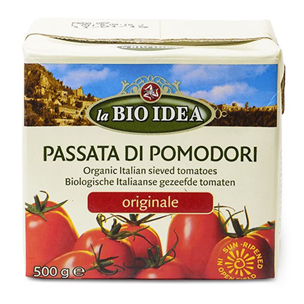 SOS POMIDOROWY PASSATA BIO 500 ml (KARTON) – LA BIO IDEA