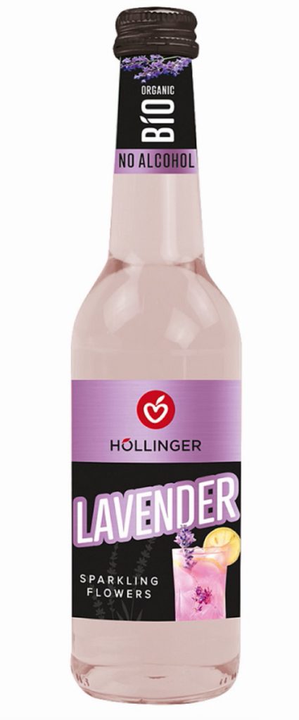 DRINK MUSUJĄCY BEZALKOHOLOWY O SMAKU LAWENDY BIO 330 ml – HOLLINGER