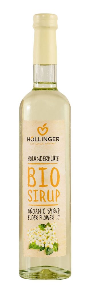 SYROP O SMAKU KWIATÓW CZARNEGO BZU BIO 500 ml – HOLLINGER