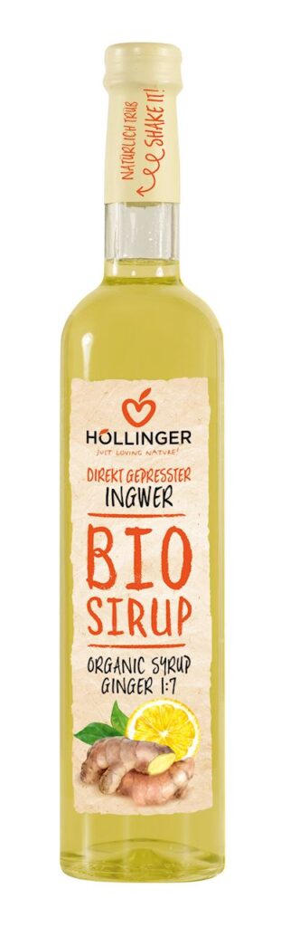 SYROP IMBIROWO – CYTRYNOWY BIO 500 ml – HOLLINGER