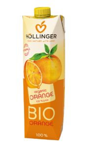SOK POMARAŃCZOWY BIO 1 L - HOLLINGER