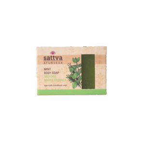 MYDŁO W KOSTCE DO CIAŁA MIĘTA 125 g - SATTVA