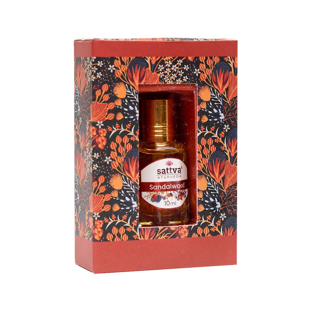 PERFUMY W OLEJKU DRZEWO SANDAŁOWE (ROLL-ON) 10 ml – SATTVA (AYURVEDA)