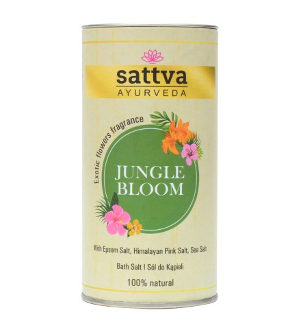 SÓL DO KĄPIELI JUNGLE BLOOM 300 g – SATTVA (AYURVEDA)