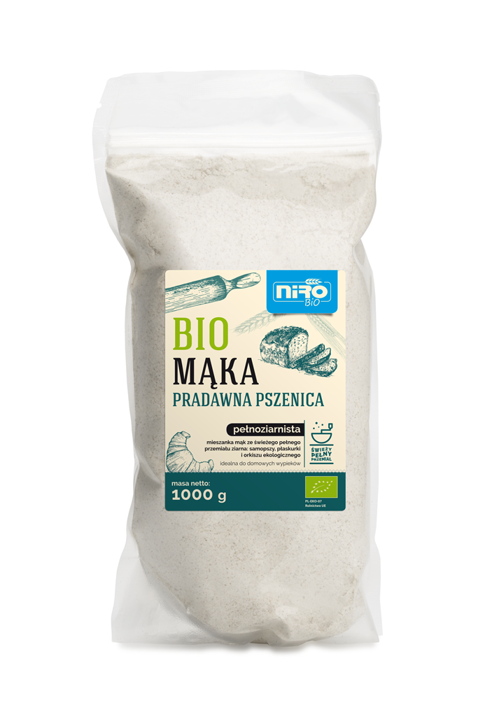 MĄKA PRADAWNA RAZOWA BIO 1 kg – NIRO