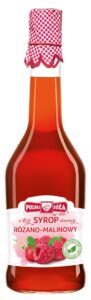 SYROP RÓŻANO - MALINOWY 500 ml - POLSKA RÓŻA