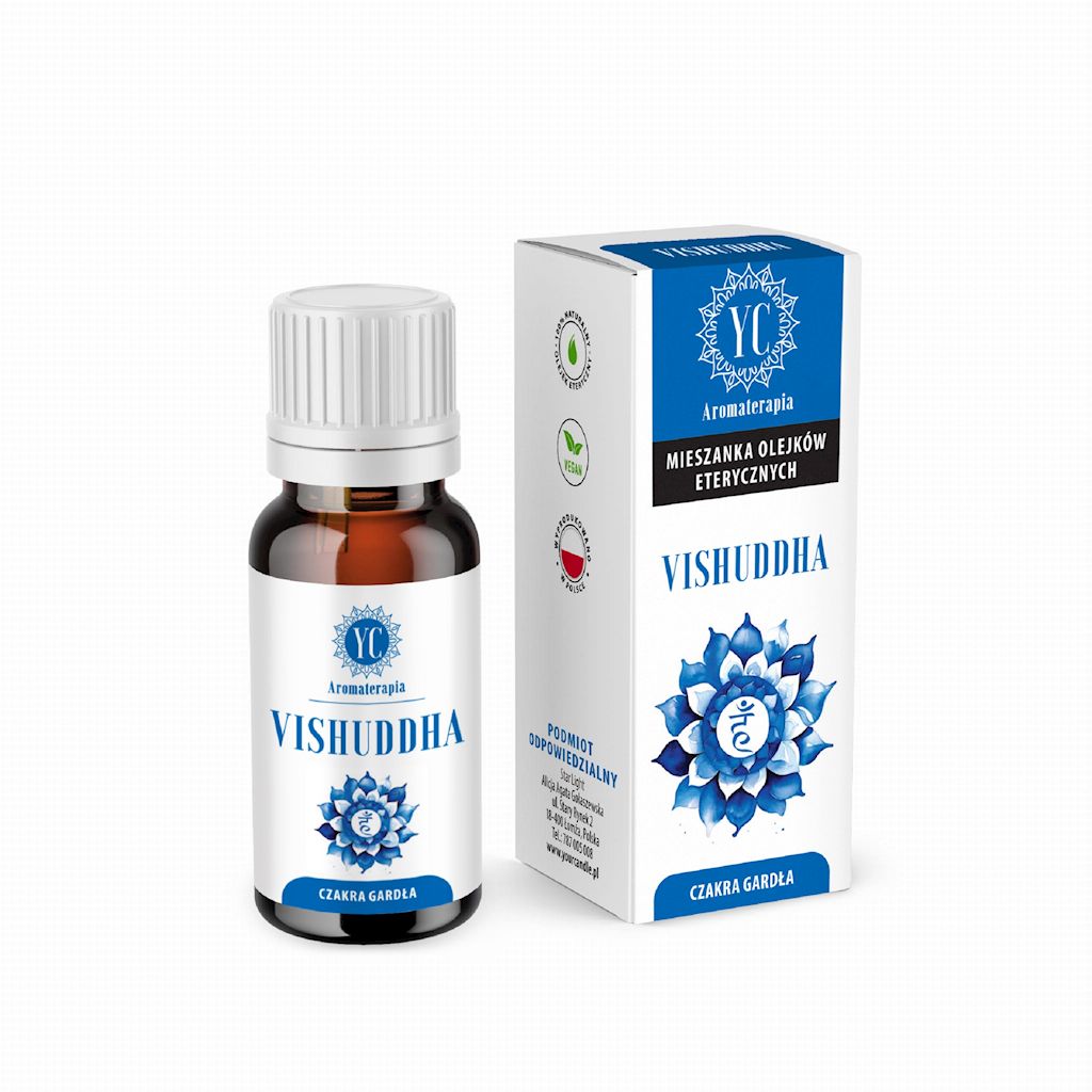 OLEJEK ETERYCZNY MIX CZAKRA GARDŁA VISHUDDHA 10 ml – YOUR CANDLE