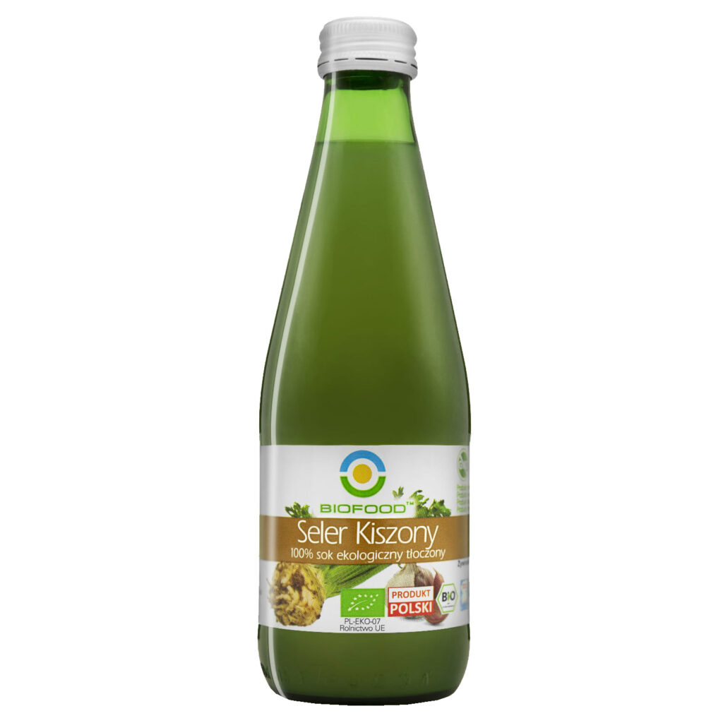 SOK Z SELERÓW KISZONYCH NFC BEZGLUTENOWY BIO 300 ml – BIO FOOD