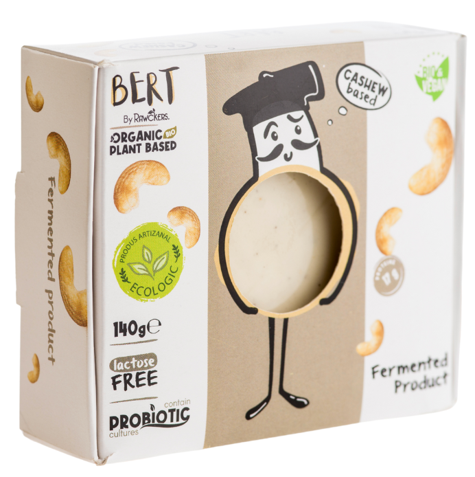 WEGAŃSKA ALTERNATYWA SERA Z ORZECHÓW NERKOWCA BIO 140 g – BERT