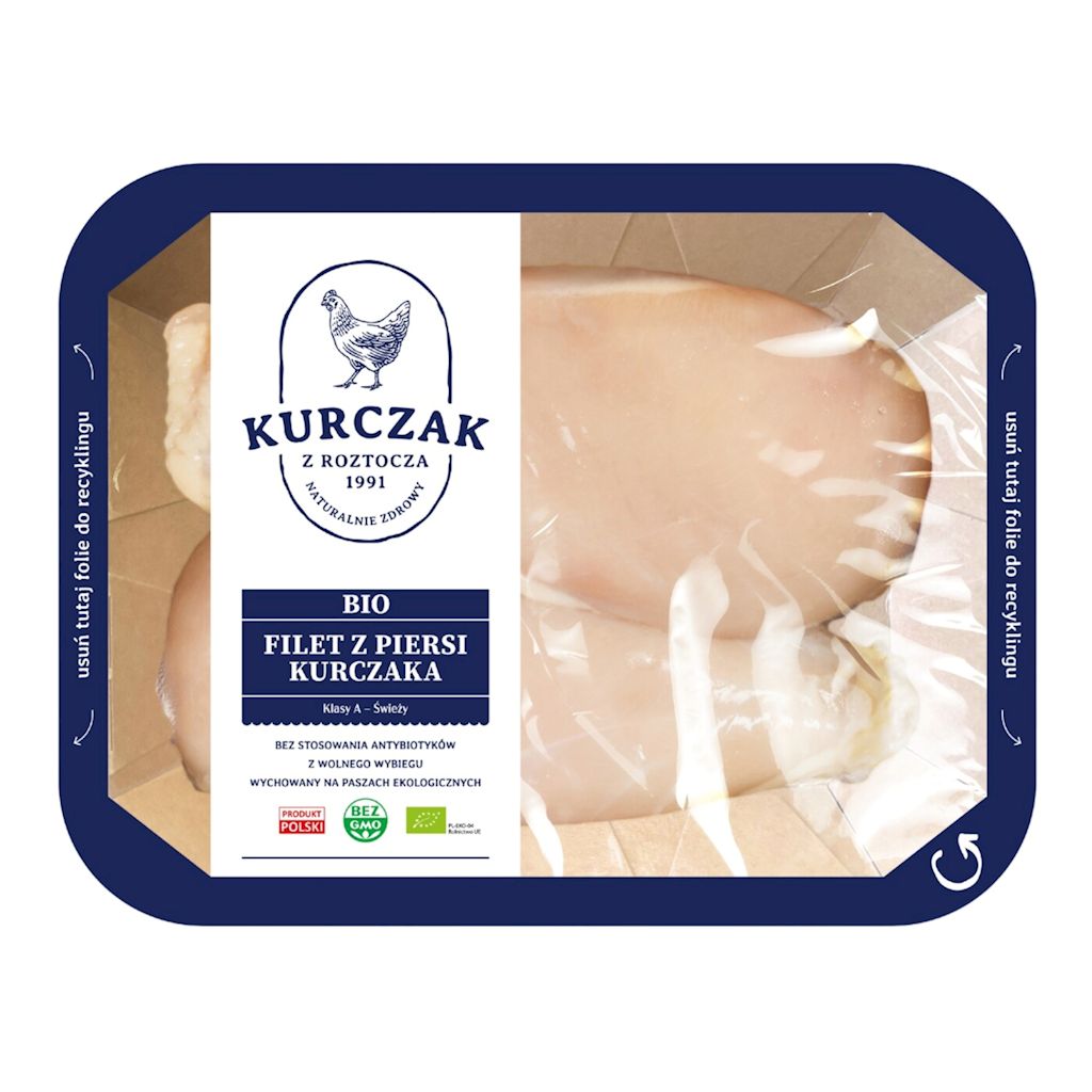 FILET Z PIERSI KURCZAKA BIO (około 0,50 kg) – KURCZAK Z ROZTOCZA (NA ZAMÓWIENIE)