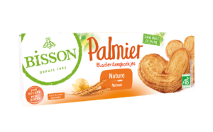 CIASTKA FRANCUSKIE MAŚLANE PALMIERY BIO 100 g - BISSON