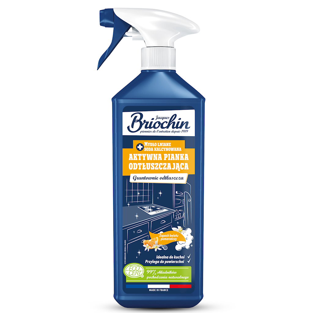 PIANKA ODTŁUSZCZAJĄCA POMARAŃCZOWA W SPRAYU ECO 750 ml – BRIOCHIN