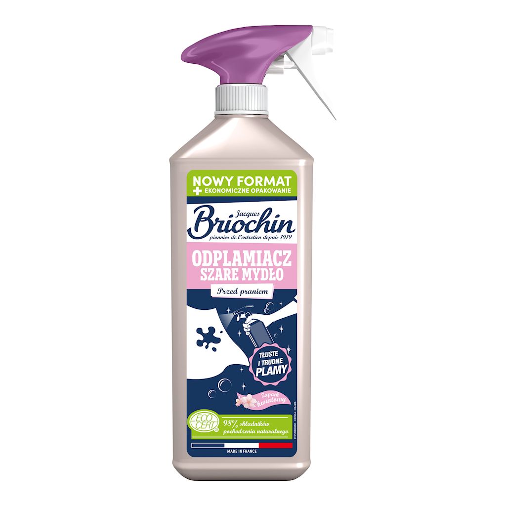 ODPLAMIACZ DO TKANIN NA BAZIE SZAREGO MYDŁA ECO 700 ml – BRIOCHIN