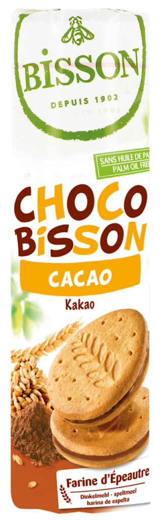 CIASTKA MARKIZY ORKISZOWE Z KREMEM KAKAOWYM BIO 300 g – BISSON