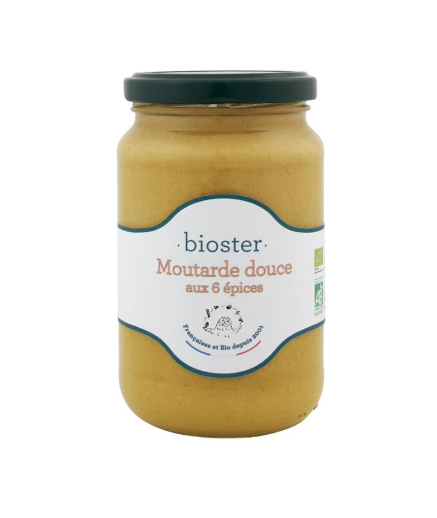 MUSZTARDA Z 6 PRZYPRAWAMI BIO 350 g – BIOSTER