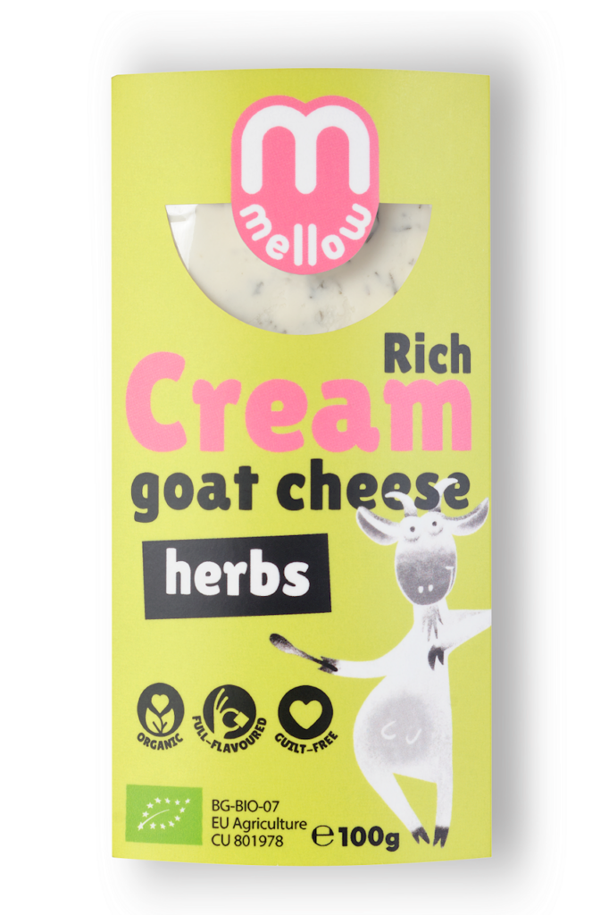 KOZI SER TWAROGOWY Z ZIOŁAMI BIO 100 g – MMELLOW