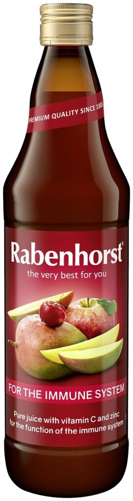 SOK WIELOOWOCOWY NFC Z CYNKIEM I WITAMINĄ C 750 ml – RABENHORST