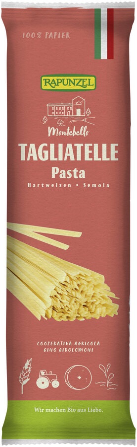 MAKARON (SEMOLINOWY) TAGLIATELLE BIO 500 g – RAPUNZEL