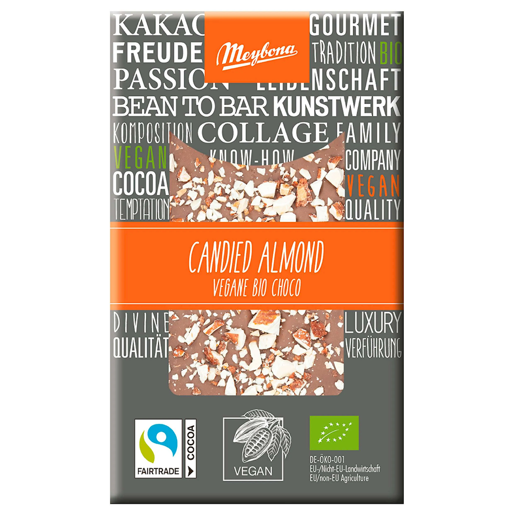 TABLICZKA KAKAOWA MIGDAŁY – SÓL FAIR TRADE BIO 30 g – MEYBONA
