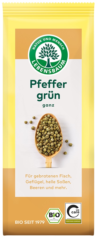 PIEPRZ ZIELONY ZIARNISTY BIO 35 g – LEBENSBAUM