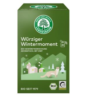 HERBATKA PIKANTNY ZIMOWY MOMENT BIO (20 x 2 g) 40 g - LEBENSBAUM (PRODUKT SEZONOWY)