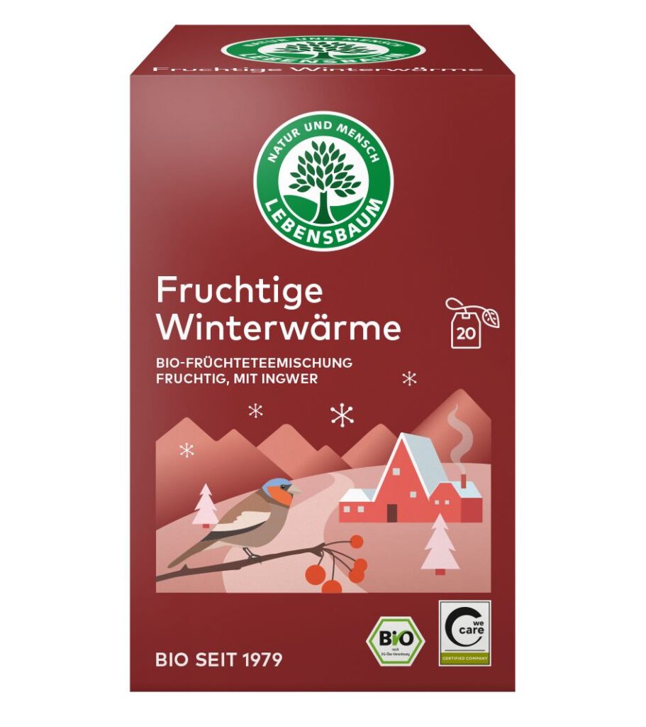 HERBATKA OWOCOWE ZIMOWE CIEPŁO BIO (20 x 2 g) 40 g – LEBENSBAUM (PRODUKT SEZONOWY)