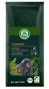 KAWA ZIARNISTA ARABICA/ROBUSTA UGANDA BIO 250 g - LEBENSBAUM